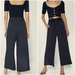 Wilfred Aritzia Paperbag pant wide leg dress pants